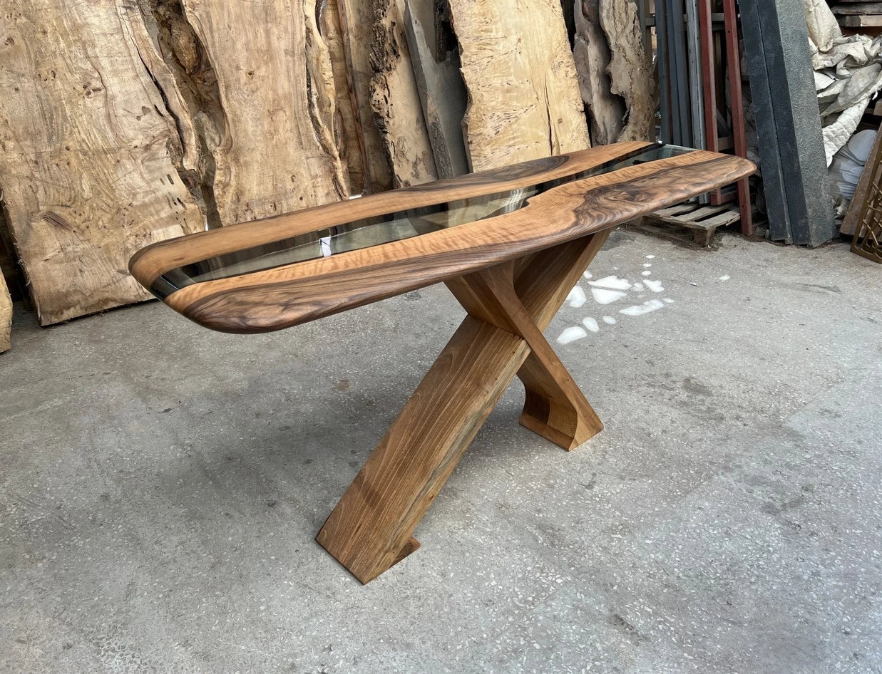 Epoxy Resin Sofa Table