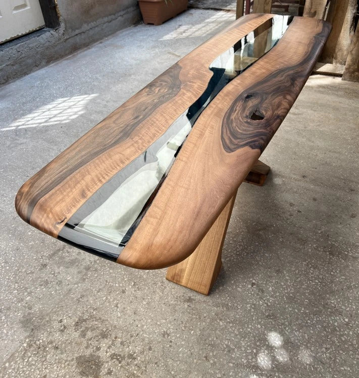 Handmade Epoxy Sofa Table