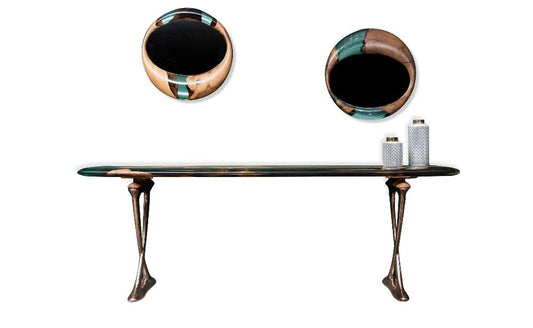 Resin Console Table- Foyer Table- Entryway Table