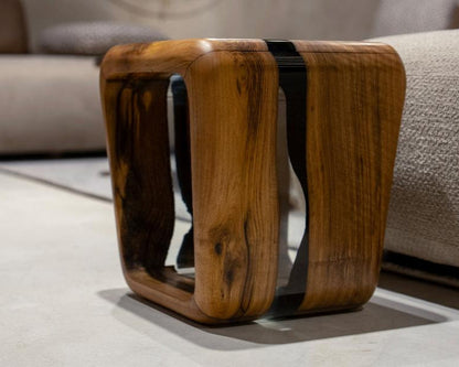 Resin Side Magazine Table Stool