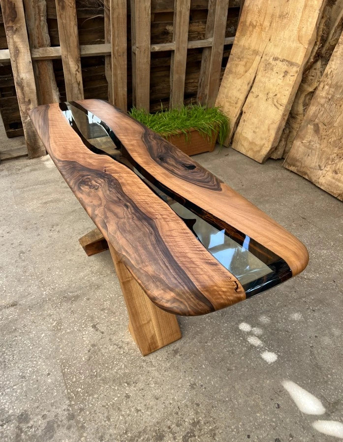 Solid Walnut Console Table