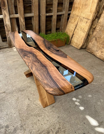 Solid Walnut Console Table