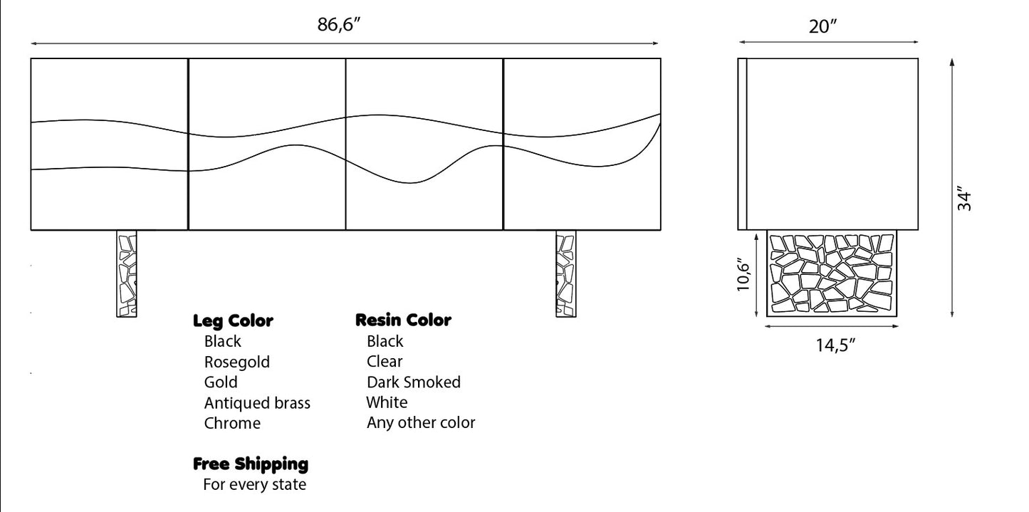 Voronoi Buffet - Credenza