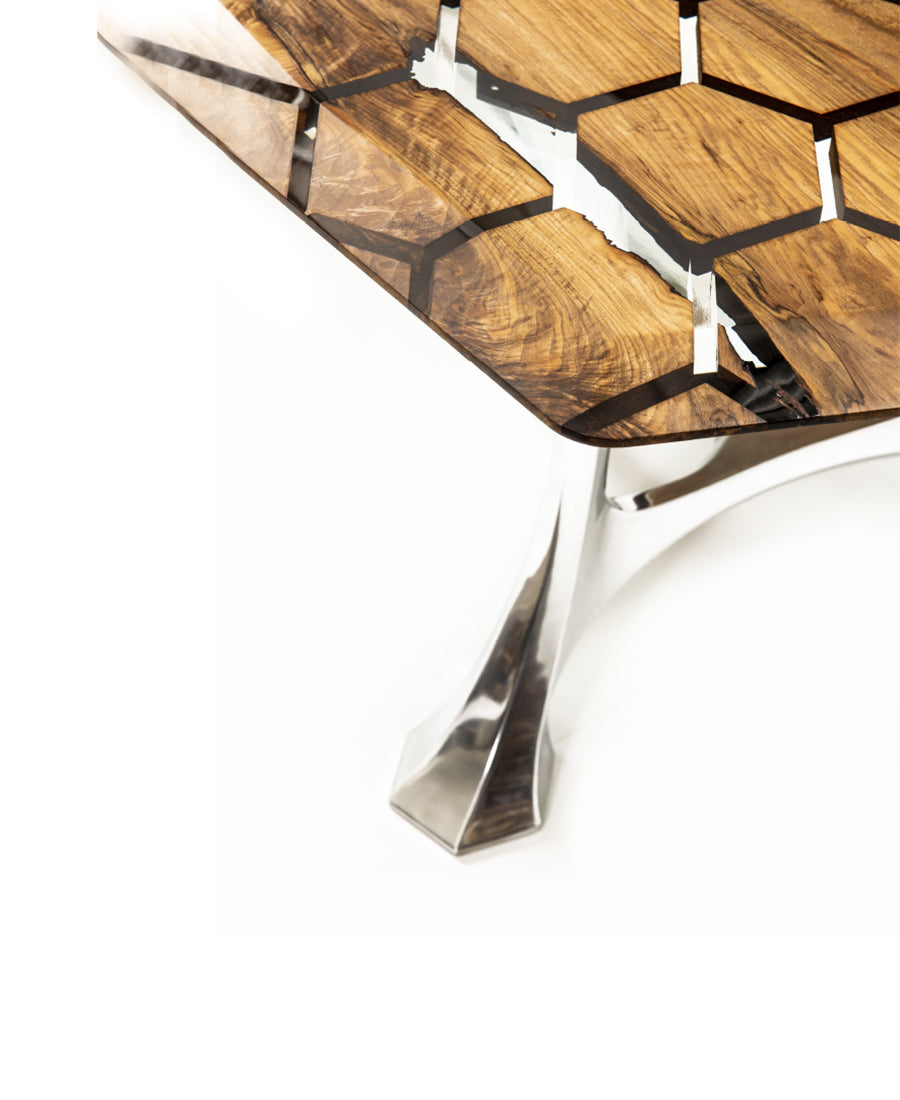 resin Hex Dining Table