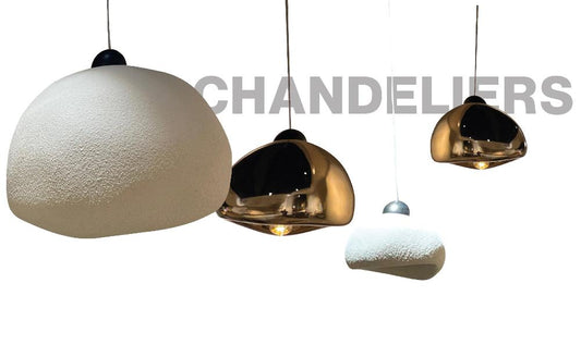 stone looking pendant lights